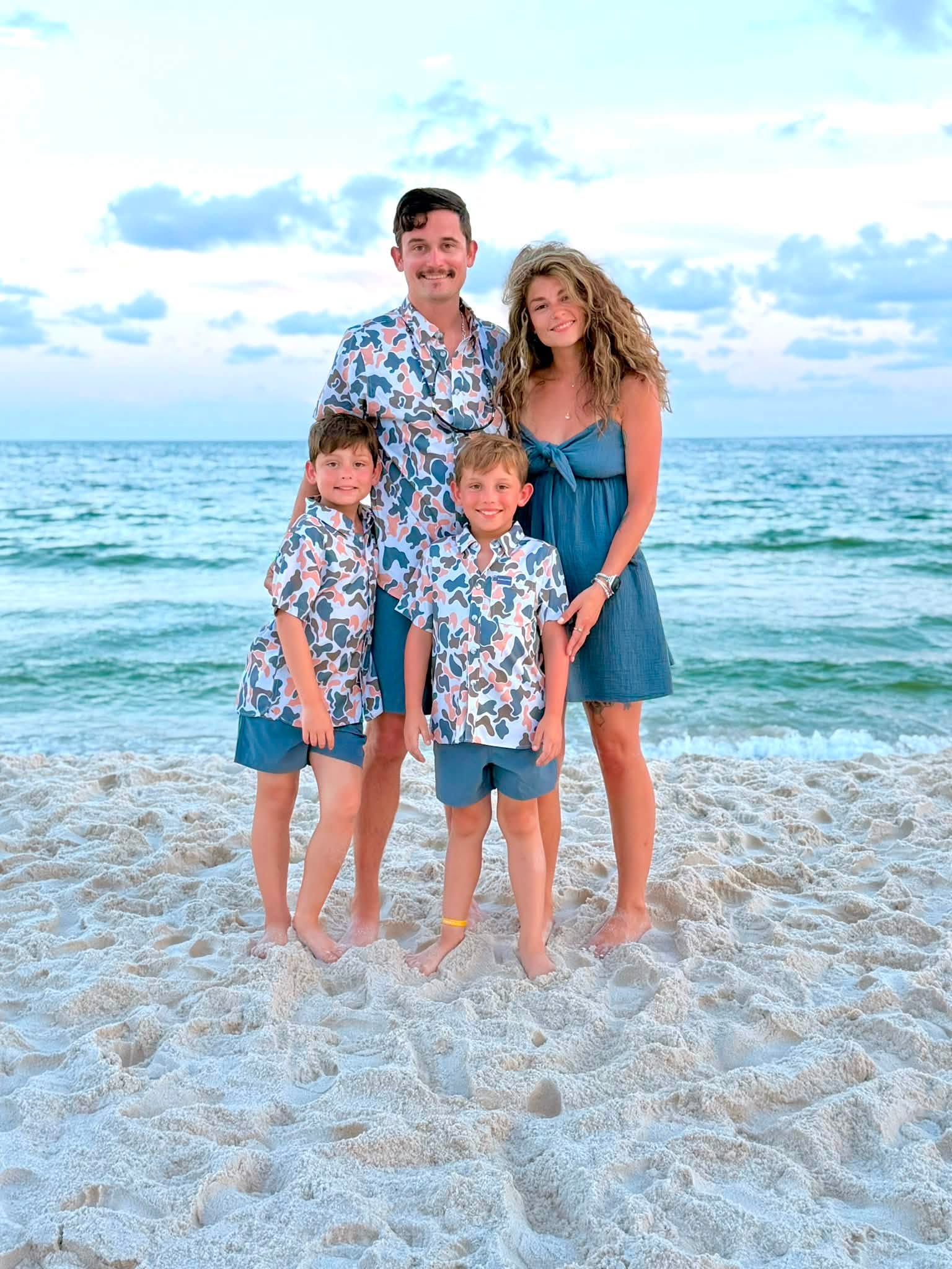 Regan and Heath with their sons, Rhett and Ollie